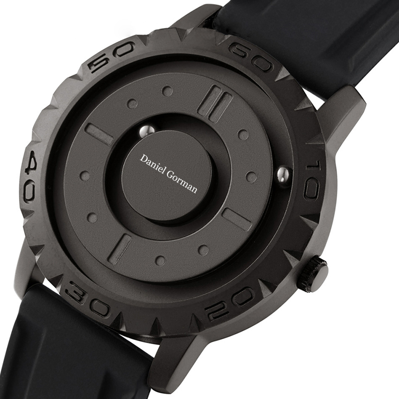 Daniel Gorman Go14 Magnetyczny zegarek Mężczyzn Zegarek Spersonalizowany Kreatywny Sport Watch Fajny Borderless Fashion Design Pasek ze stalinierdzewnej Wodoodporne zegarek