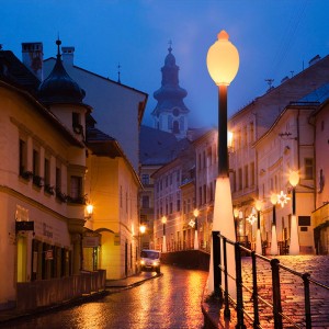 Ograniczne światło uliczne LED z słupem, 60W RGB zmieniające piękne wodoodporne światło uliczne dla ogrodu, patio, park, szkoła, trawnik, willa, oświetlenie uliczne i wystrój