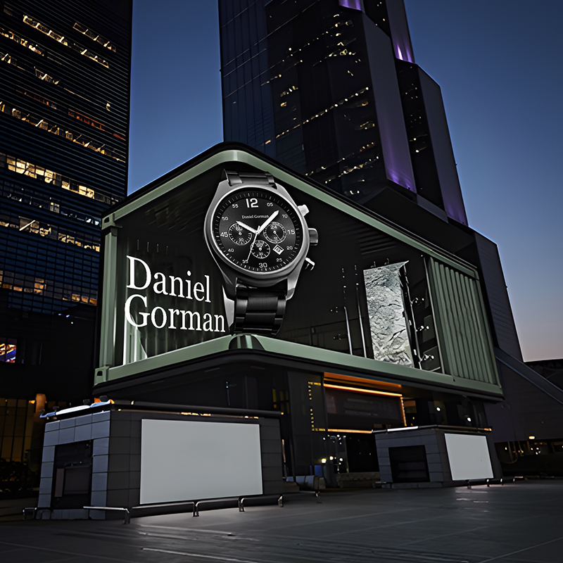 IWC New Top Gun Nake Eye 3D Creative Creative Reklamana świeżym powietrzu