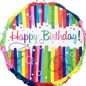 Pinaty z papieru urodzinowego