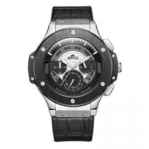 Baogela Hommes Montres Hommes Horloge de lukse Marque Quartz Sport Montre Rose Chronographe Tryb Montre-Bracelet pour hommes1910