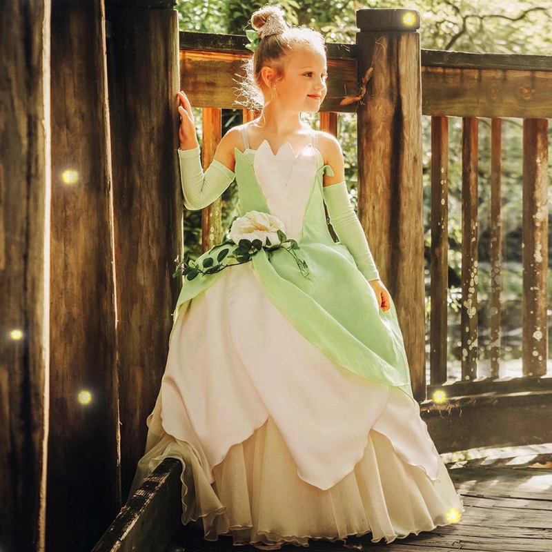 The Frog Princess Costume for Kids Girl