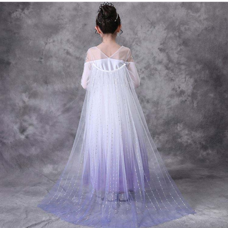 COS110 GIRLS SURESS Księżniczka Cosplay Elsa sukienka Halloween odzież fantazyjna telewizja&film filmowy dzieci