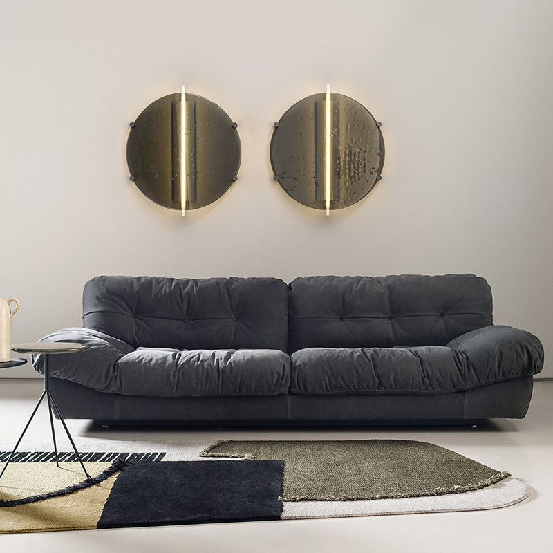 Włoski projekt Sleeper leniwa sofa skórzana baxter chmurowa sofa segment segment meblowy salon