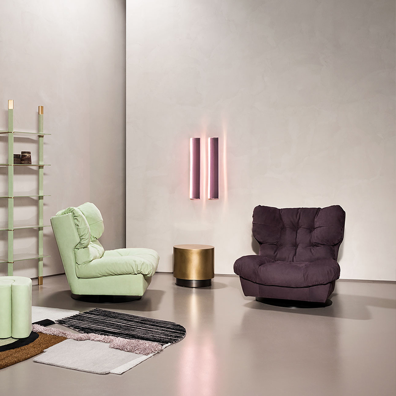 Włoski projekt Sleeper leniwa sofa skórzana baxter chmurowa sofa segment segment meblowy salon