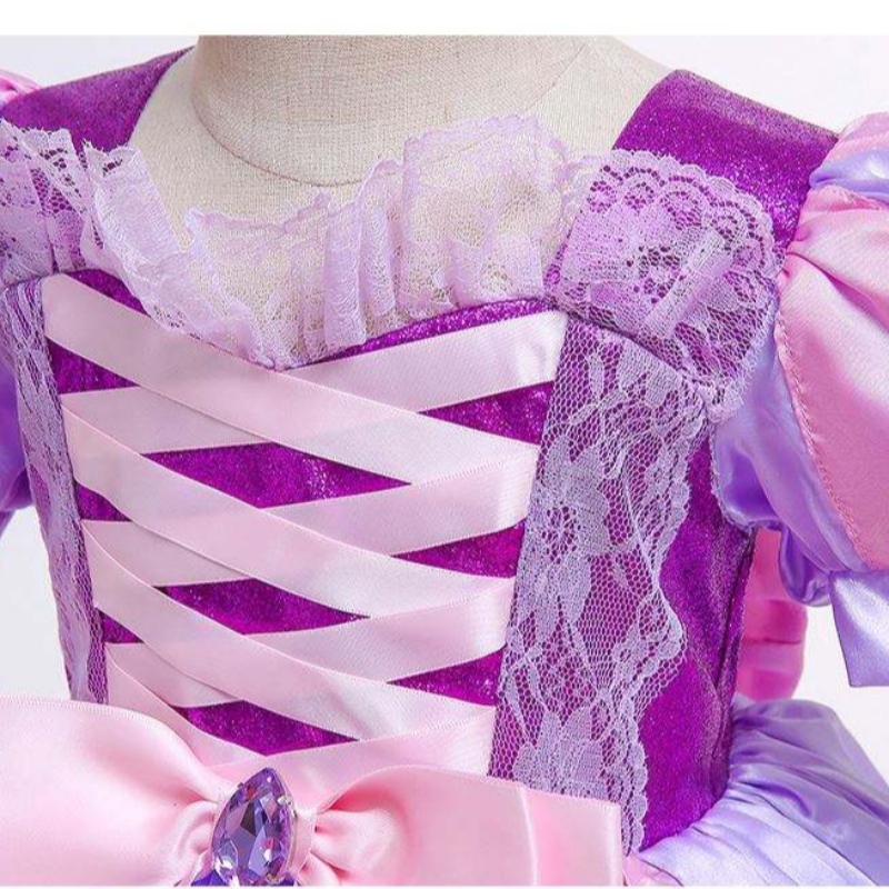 Baige Halloween Costume Dzieci urodziny Dzieci fantazyjne sukienkę z Sofia dla dziewcząt Rapunzel księżniczka sukienka