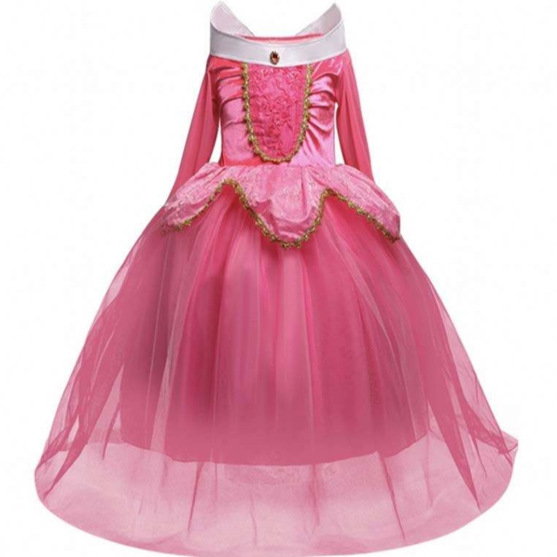 Halloween kostium dzieci Śpiąca królewska Księżna Party Girls Costume Dress 2-10 lat Aurora Princess Dress HCSP-002