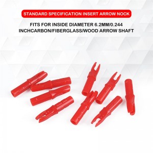 ElongArrow 140001 Wstaw ID6.2 mm Nocka strzałki z włókna węglowego