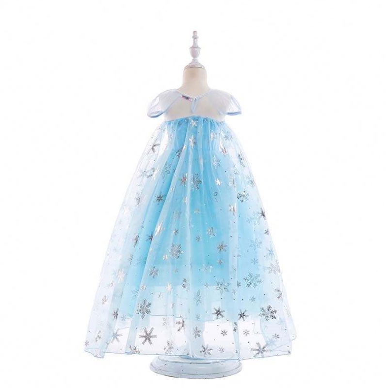 Kostiumy księżniczki przyjęcie urodzinowe ubiór małych dziewczynek Elsa Beadings Princess Dress HCGD-044