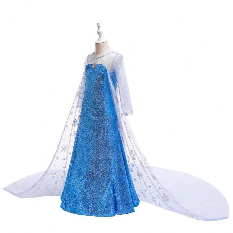 Dziewczyny dziewczyny małe księżniczka Fancy Upieraj kostium cosplay elsa koronacja sukienka cosplay hcgd-020