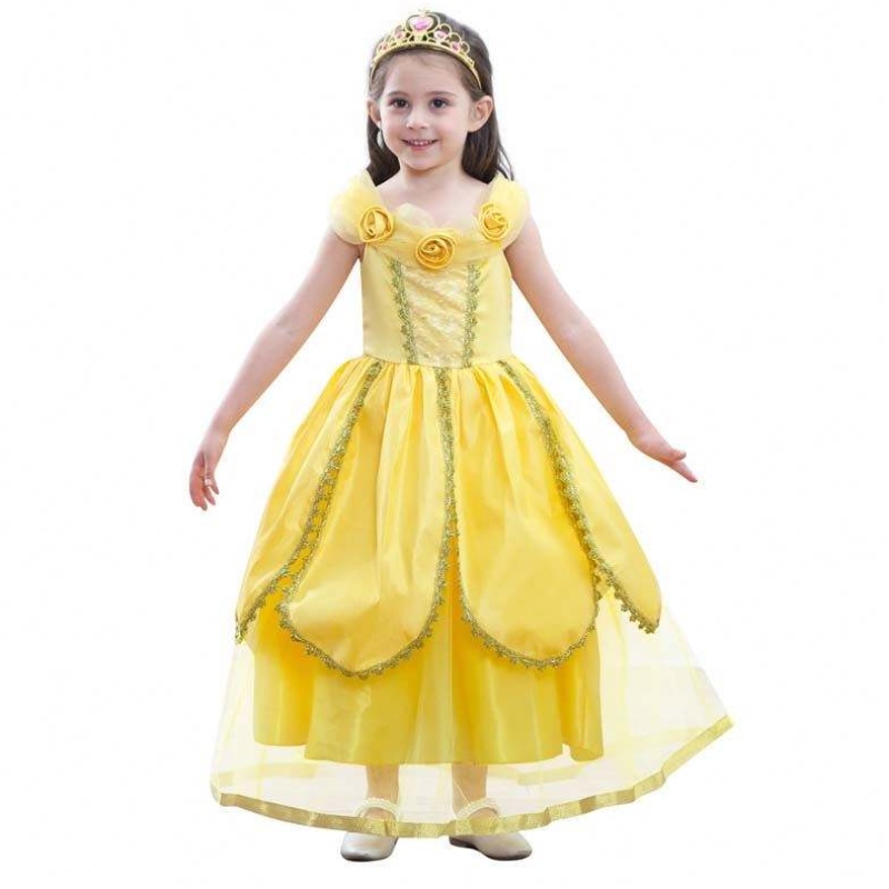 2022 NOWY PRZYJĘCIE SUNKUTA BATKA MYŁA KILTA HALLOWEEN Cosplay Girls Princess Belle Beauty Costume HCBL-004