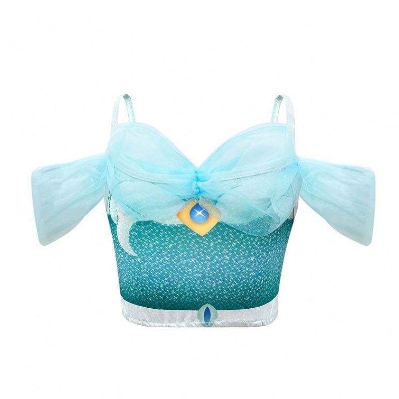 Novedadadess 2022 Halloween Cosplay Arabian Princess Aladdin i Jasmine Costume z biżuterią opaską HCAL-005