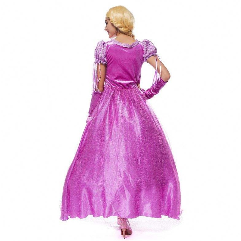 2022 Halloween Cosplay Costume Kobiety Roszpunki dla dorosłych księżniczki Sofia Costume HCRS-013