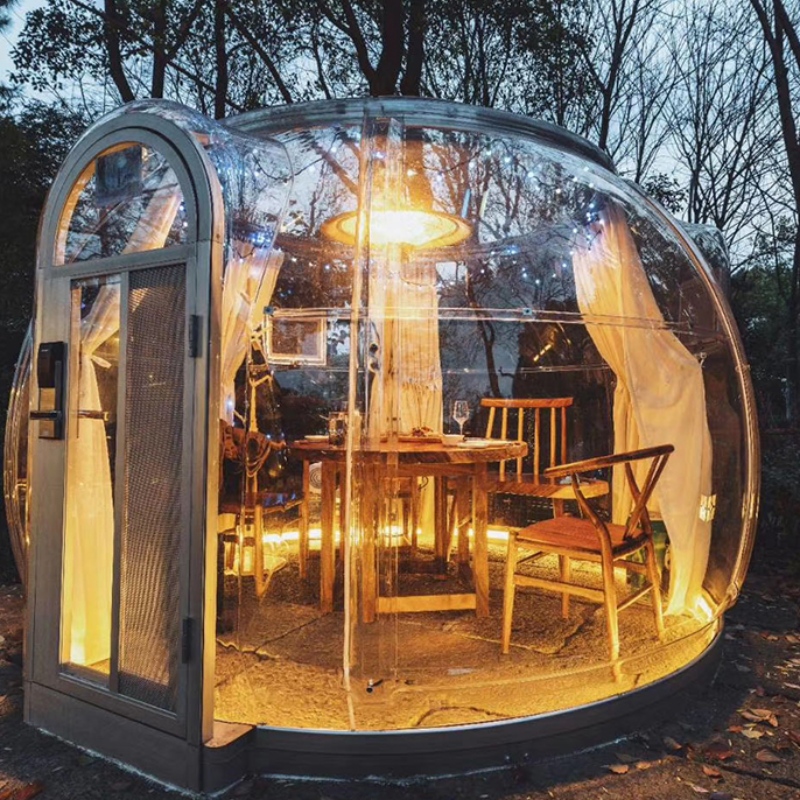 3.3 metry Economic Transparent Dome Namiot Geodesic Outdoor Camping Dome Namiot do hotelu wypoczynkowego, kemping, zajęciana świeżym powietrzu