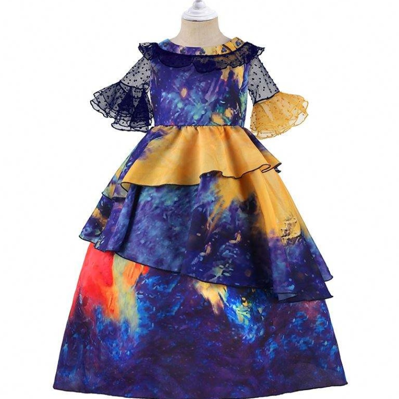MQAT 2022 Księżniczka Encanto Mirabel Isabella Kolorowa kostium sukienki Przyjęcie urodzinowe Cosplay Fancy Dress