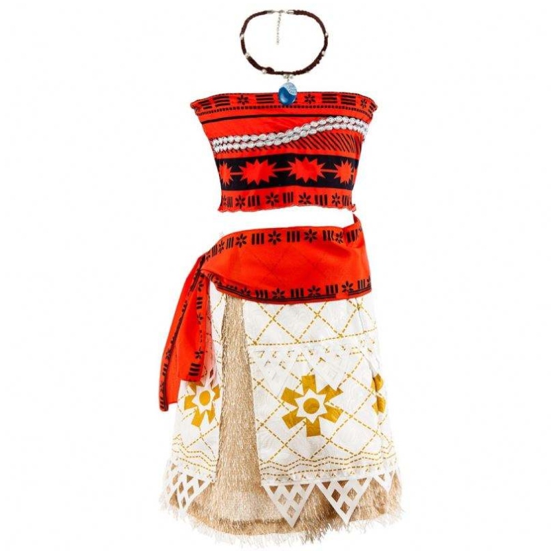 2020 New Ocean Romance Dress Dress Moana Halloween Girls Dress
