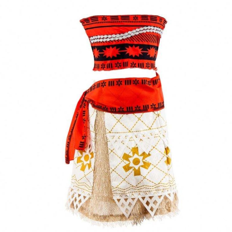 2020 New Ocean Romance Dress Dress Moana Halloween Girls Dress