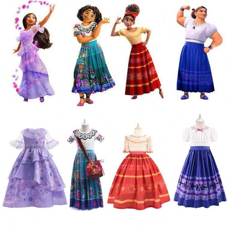 Magic Room pełen Peppa Princess Isabella Dress Costume Show Costume Children's Cosplay Sukienka spódnica Kobiety