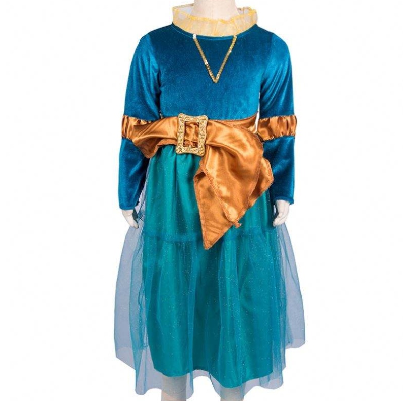 Dziewczyna cosplay księżniczka sukienka Little Adventures Medieval Princess Uzn Up Costume Merida Costume for Girl