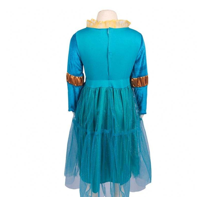 Dziewczyna cosplay księżniczka sukienka Little Adventures Medieval Princess Uzn Up Costume Merida Costume for Girl