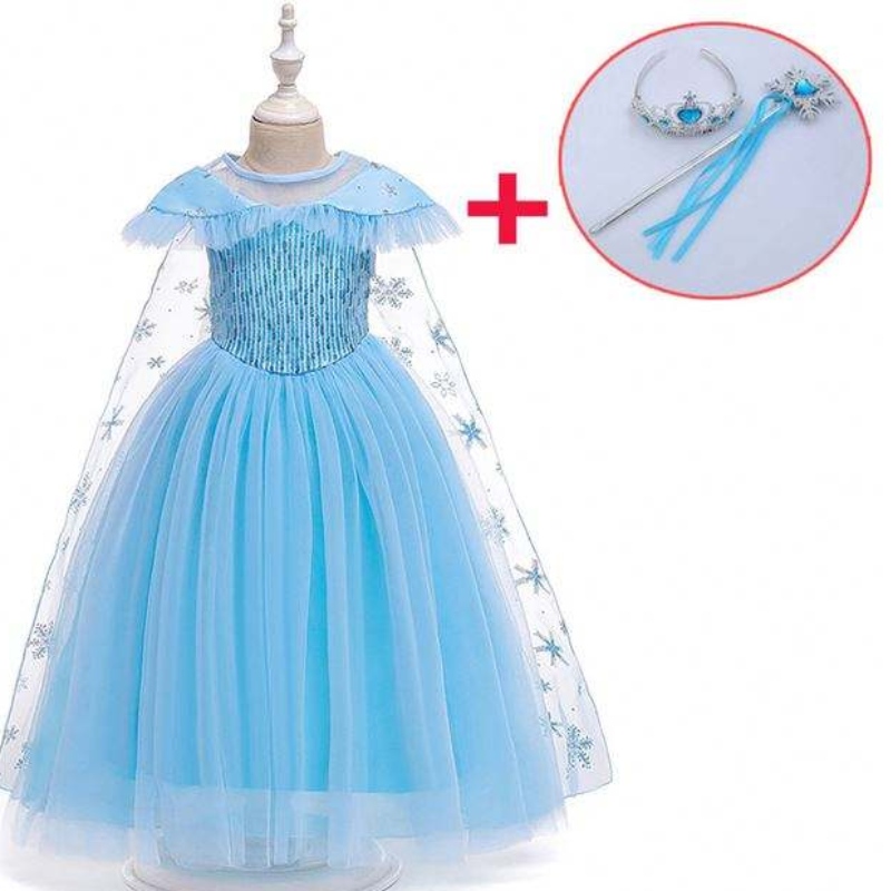 Nowy produkt Kostium księżniczki Kids Masquerade Elsa Anna Fashion Girl Costume Party Dress Girl