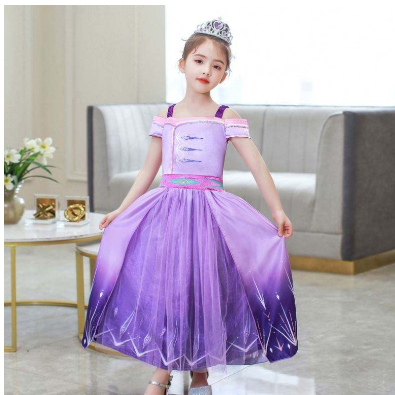 Baige Halloween Księżniczka Dress Girl Cosplay Sukienki Dziecko Summer Aisha Queen Children's Wear Spódnica