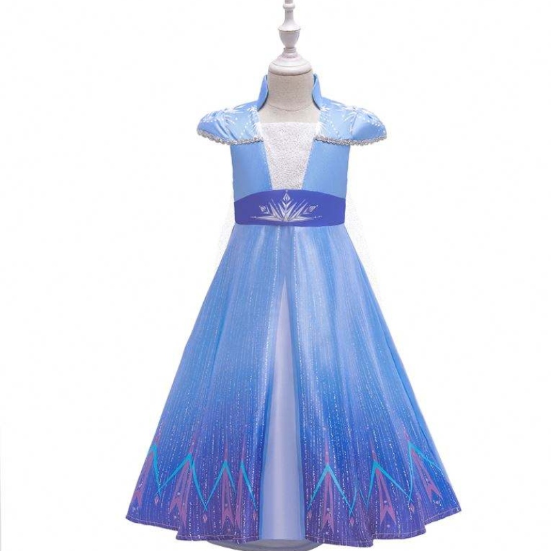 Nowa księżniczka Elsa Anne Cosplay Sukienki dziewcząt film telewizyjny Costumes Halloween Party Ubrania BX1709