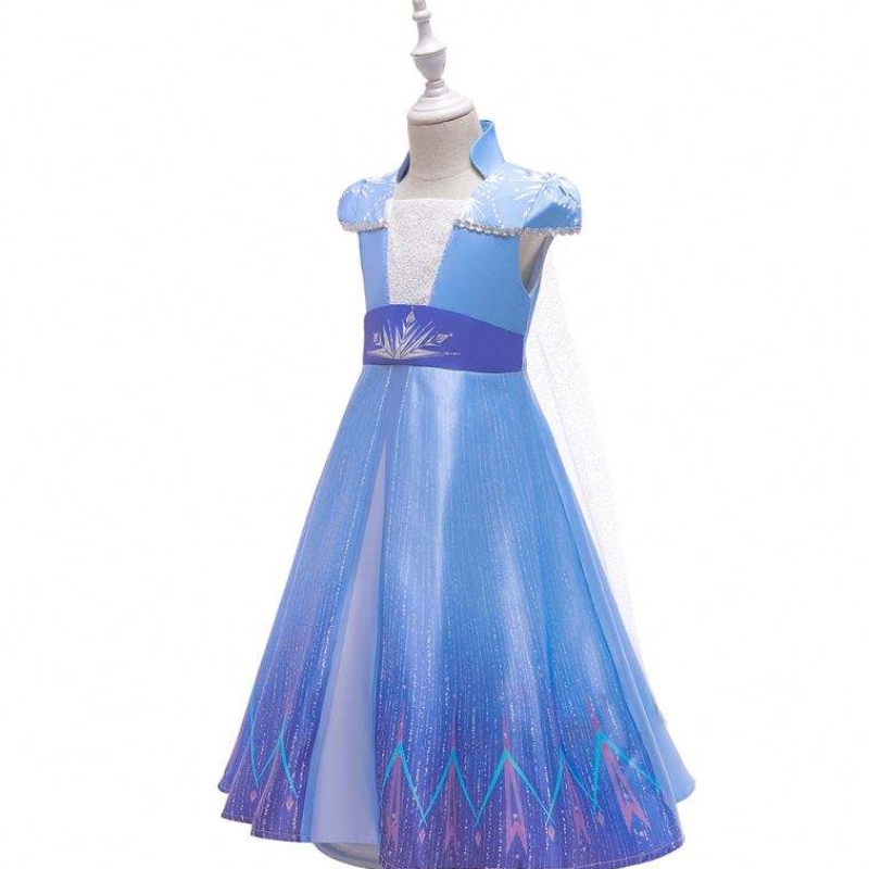 Nowa księżniczka Elsa Anne Cosplay Sukienki dziewcząt film telewizyjny Costumes Halloween Party Ubrania BX1709