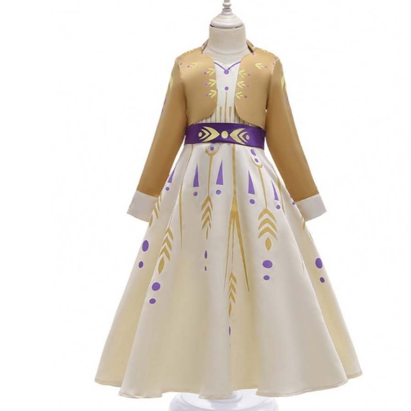 Film 2 Księżniczka Elsa i Anna Baby Girls Cosplay Dress BX1662