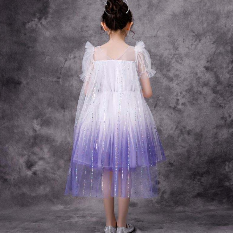 Nowa dziewczyna Elsa 2 Aisha White Dress Kids Princess Girl