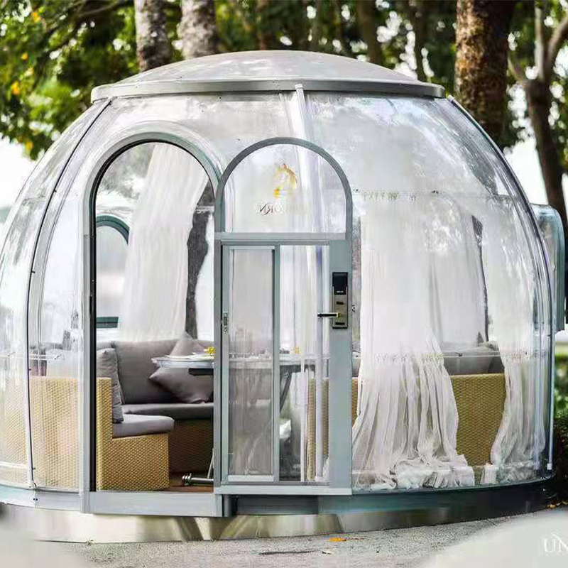 3.3 metry Economic Transparent Dome Namiot Geodesic Outdoor Camping Dome Namiot do hotelu wypoczynkowego, kemping, zajęciana świeżym powietrzu