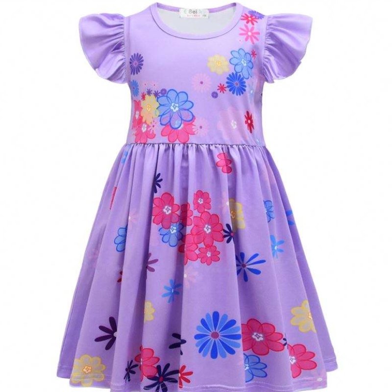 Dziewczyny Encanto Charm Dress Encanto przebranie karnawał Summer Virgin Children Princess Midi Mirabel Isabela Birthday Party Dress U