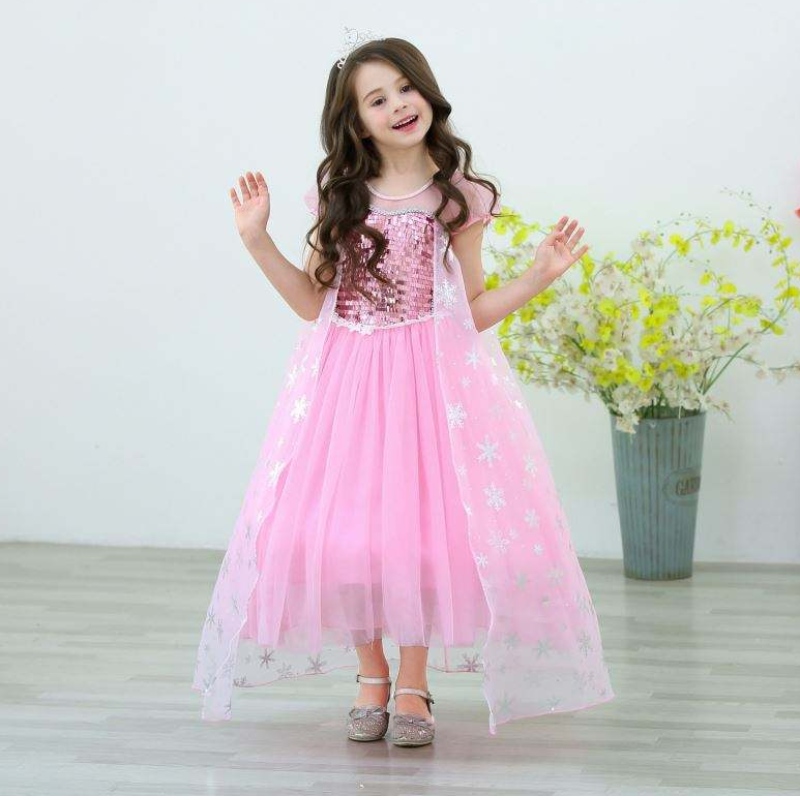 Dziewczyny Elsa Princess Elsa Anna Fashion Kostum