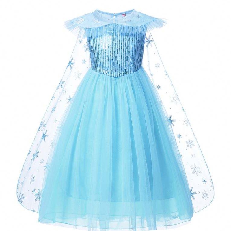 Dziewczyny Elsa Cosplay sukienka fantazyjna kostium dziewczyna śniegna Halloween urodziny
