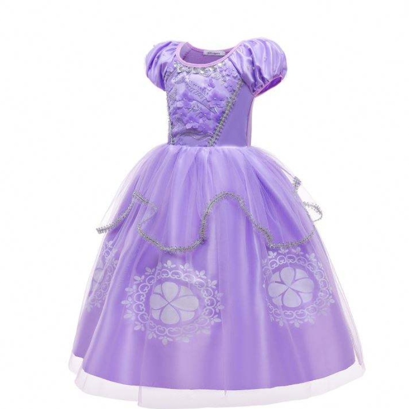 Kostium Halloween Dzieci Księżniczki Sofia Dress Girlss Princess Sofia Dress Dress Dress Cosplay Costplay Costplay