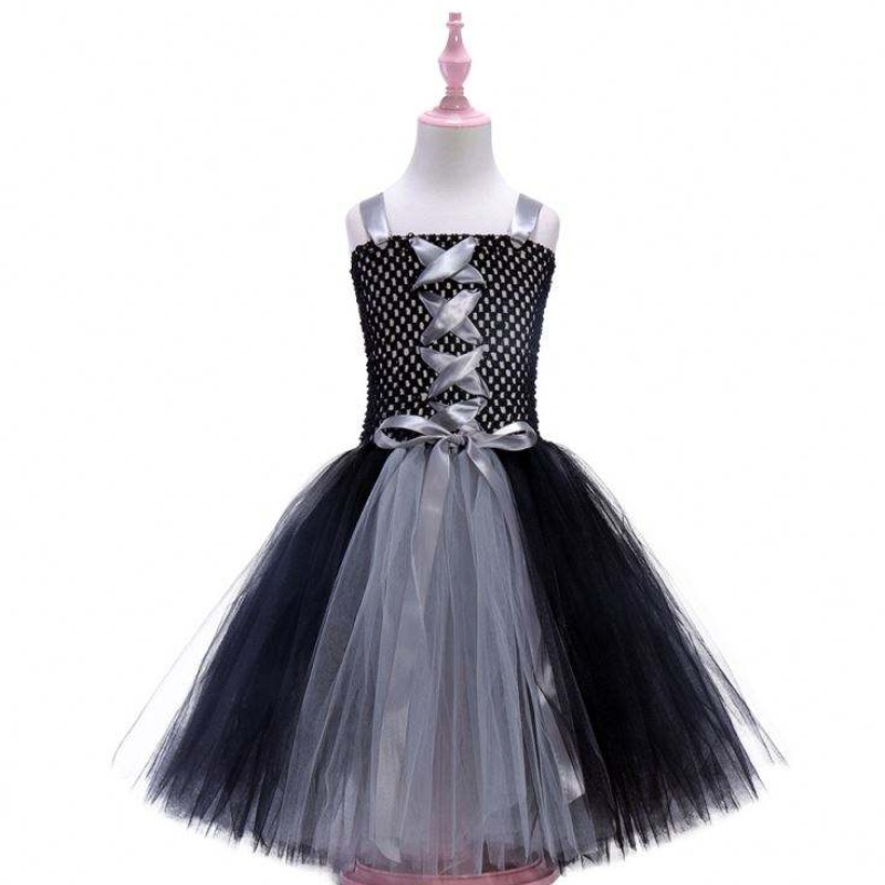 Ubranie dla dzieci Halloween zaklęcie śpiące czarownice sukienka dziewczyna siatka tutu spódnica cosplay cosplay