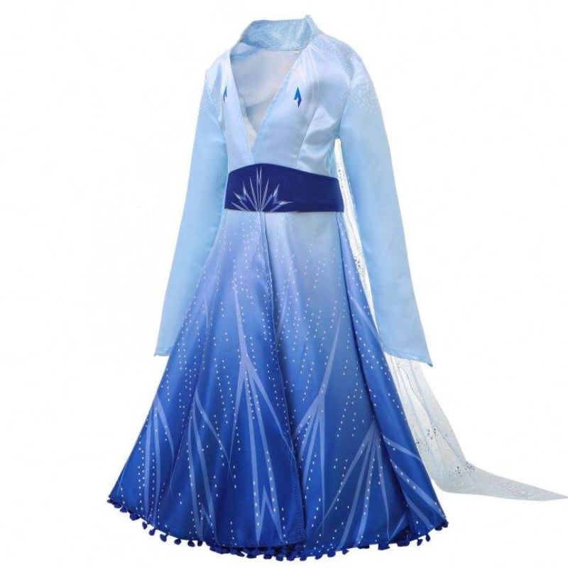 Nowy przylot Elsa Frozen Dress Princess Elsa Costume for Girl