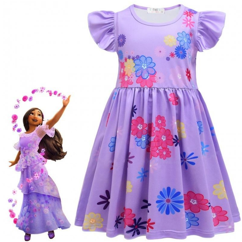 Dziewczyna sukienki Magic Full House Children's Cosplay Princess Dress Dress Kid Girlon Cartoon Sukienka księżniczkana lato