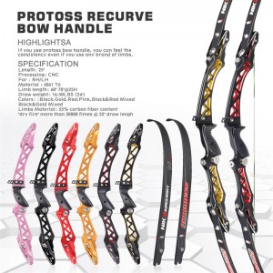 Elongarrow 68 cali/70inch ET-11 ILF RECURVE BOW BOW łuczek do konkurencji