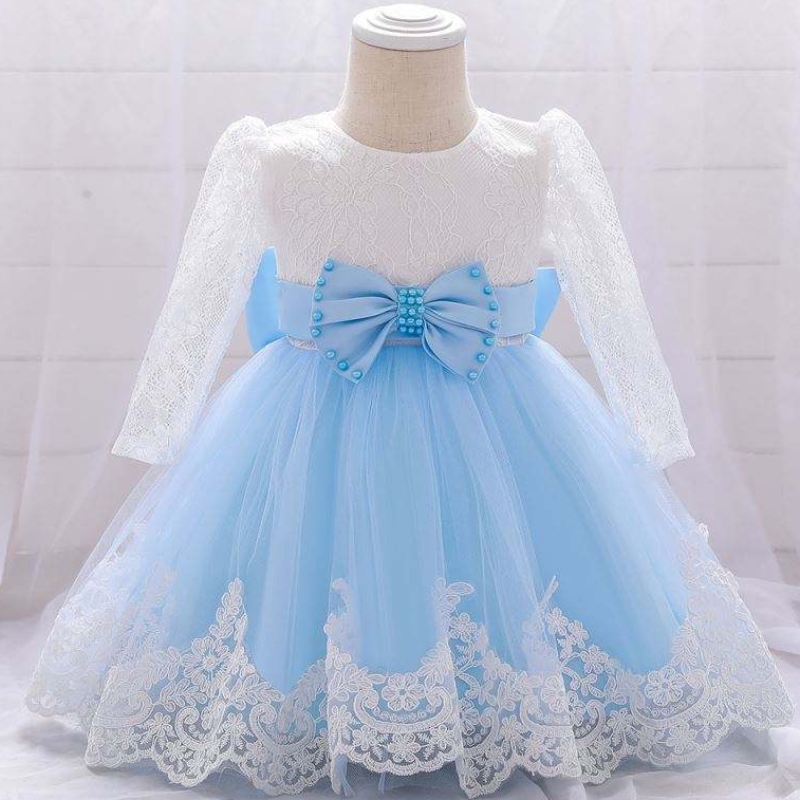 Baige Flower Girl Partynoś sukienki z chrztu zachodniego