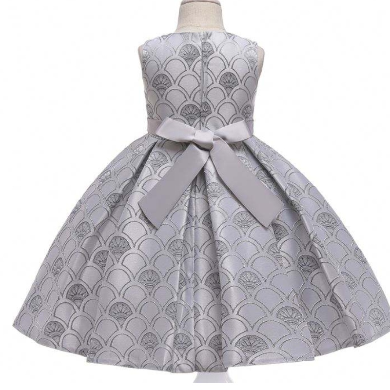 Baige Summer New Design Beauty Koronki Dzieci sukienki bez rękawów sukienki dla dzieci