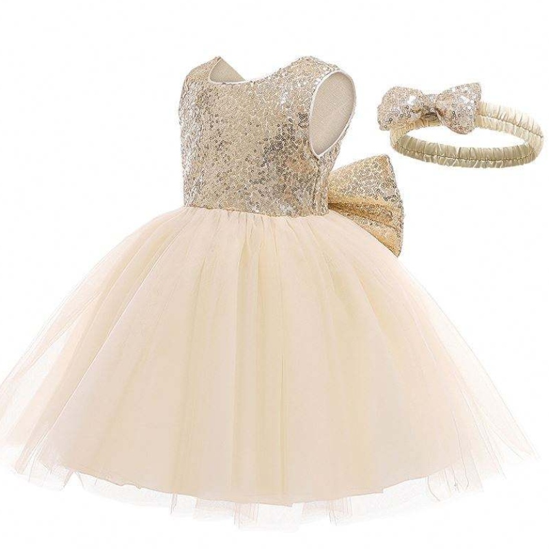 Baby sukiena cekinowa dziobowy design dziewczyna moda moda