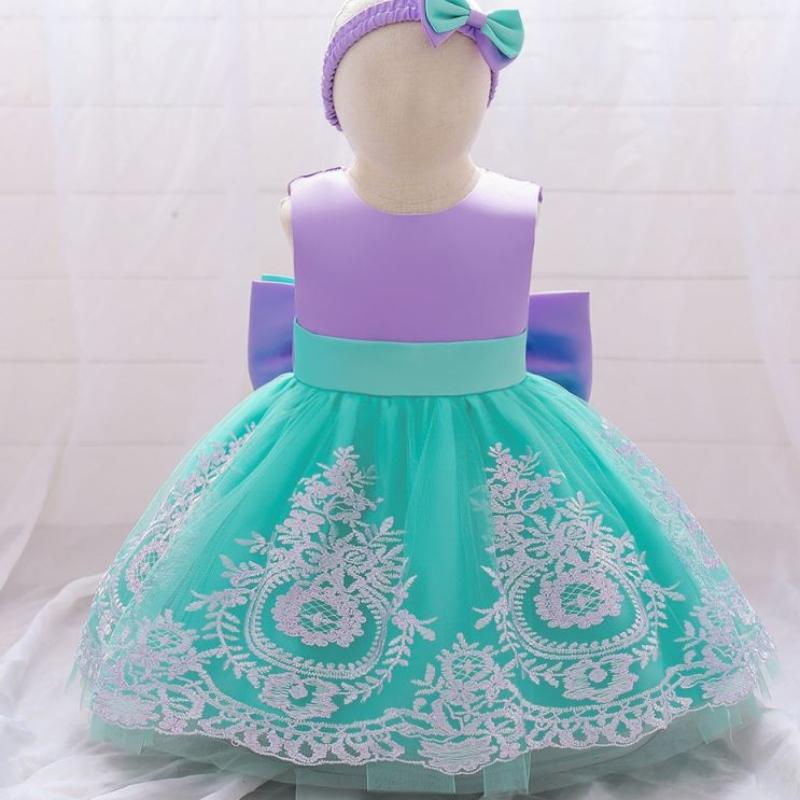Baige 2021 Nowy projekt Baby Purple Infant Flower Girls \\ 'Kwiatowe sukienki dla dzieci Pierwsze komunion Dress z okazji urodzin
