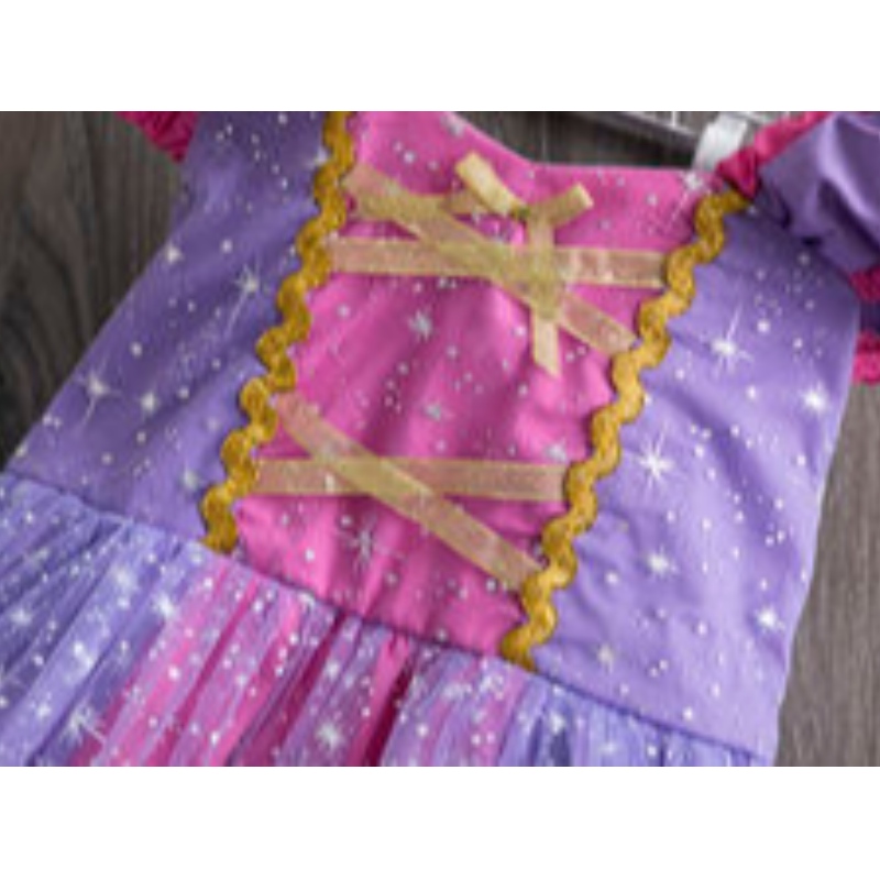 Dziewczyny Sophia Rapunzel Księżniczka sukienka Puszysta fioletowa sukienka dla dzieci
