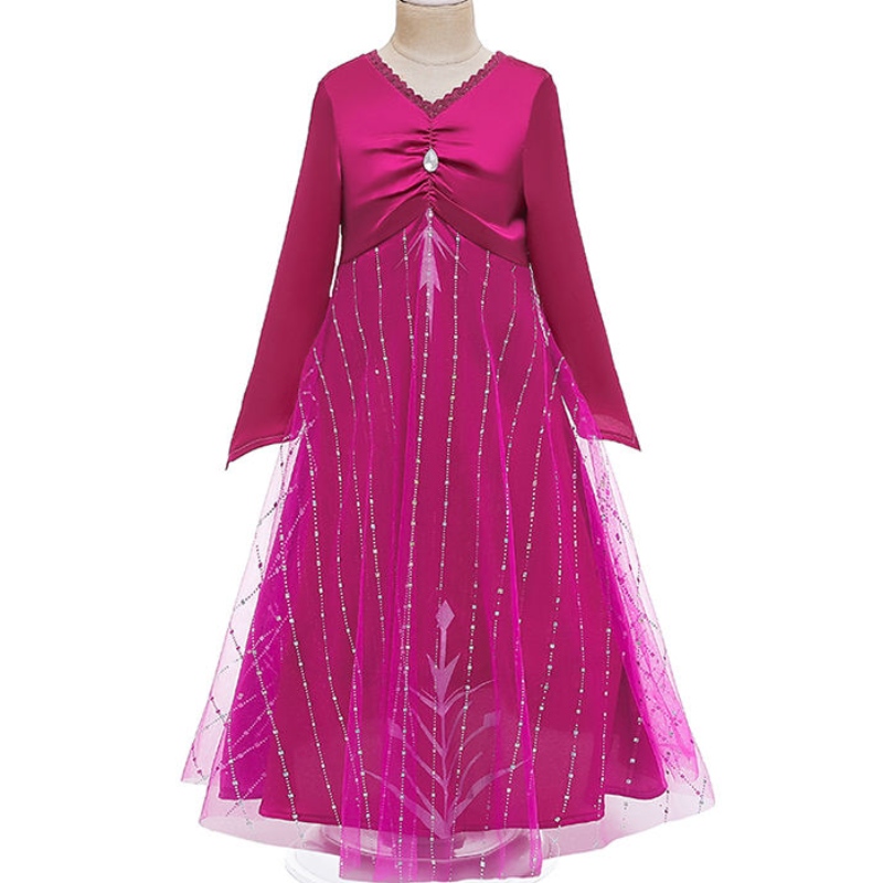 Ansoo Online Halloween Anna Elsa Costume For Kids Sukienki kostiumów Dziewczyna Księżniczka Fancy Dress