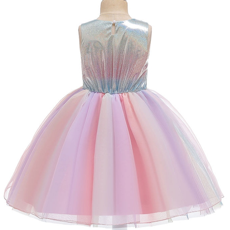 Asoo Summer Flower Kids Puszysta sukienka dla dziewczyn 2 kolory dziewczynka impreza tutu różowy sukienka ślubna księżniczka