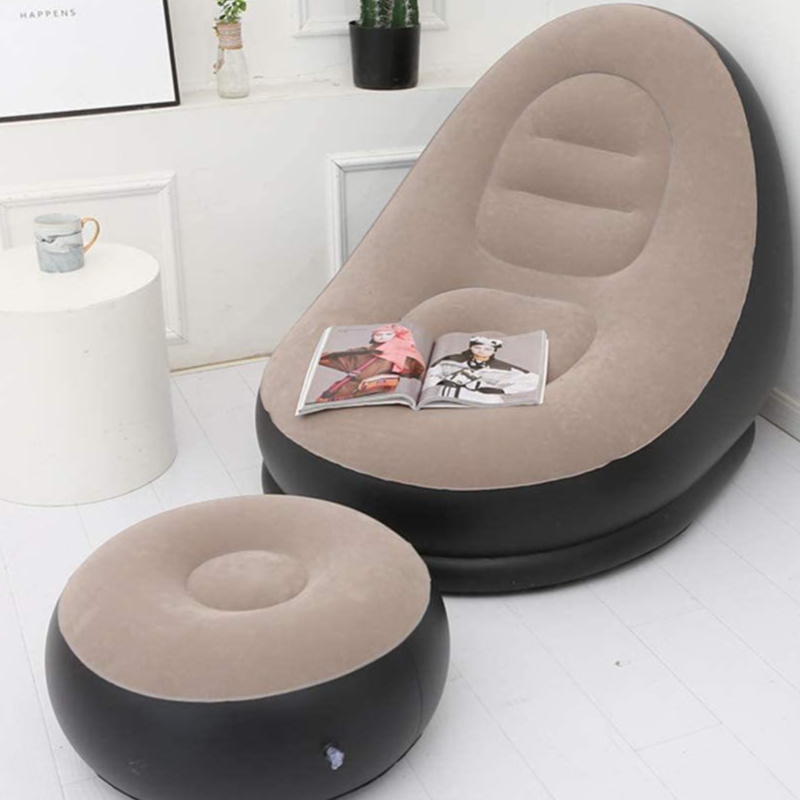 Factoryczne miejscenadmuchiwane sofa Pvc leniwa sofa pojedyncza domowa wypoczynek przenośnenadmuchiwane tylne siedzenie