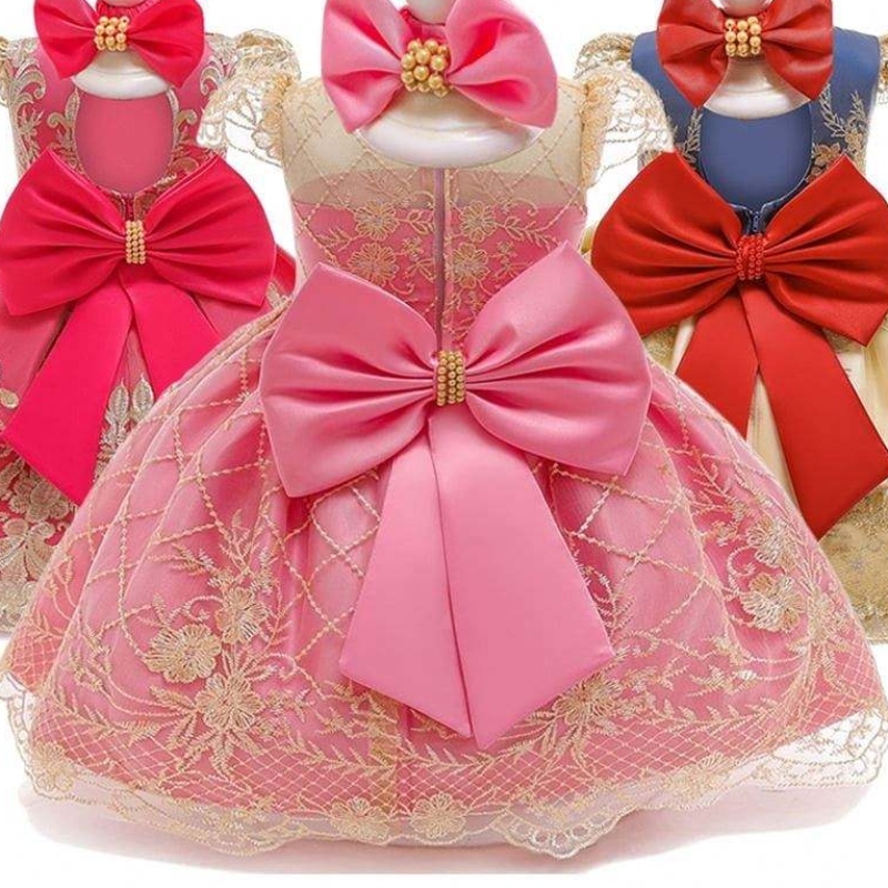 BAIGE FACTORY Hurtowa luksusowa koronkowa suknia w piłce Balless Wedding Party Urodzinowy dla dzieci