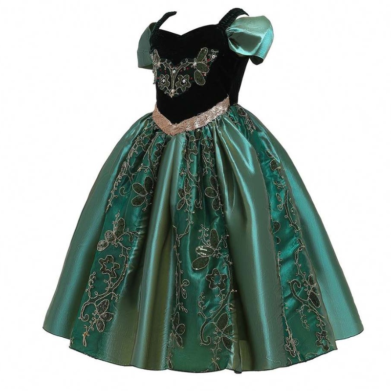 Baige 3-8 years Old Baby Girl Flower Dress Dzieciowe ubrania Dzieci