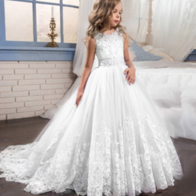 Baigeluxury Design Hurtowa impreza Wedding Wedding Ball suknia Ball Fancy Princess Prom Frock Girl Party Dress LP-231